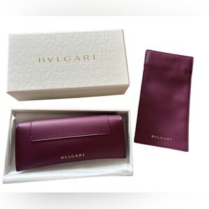 Bvlgari Sunglasses Case and Pouch Set